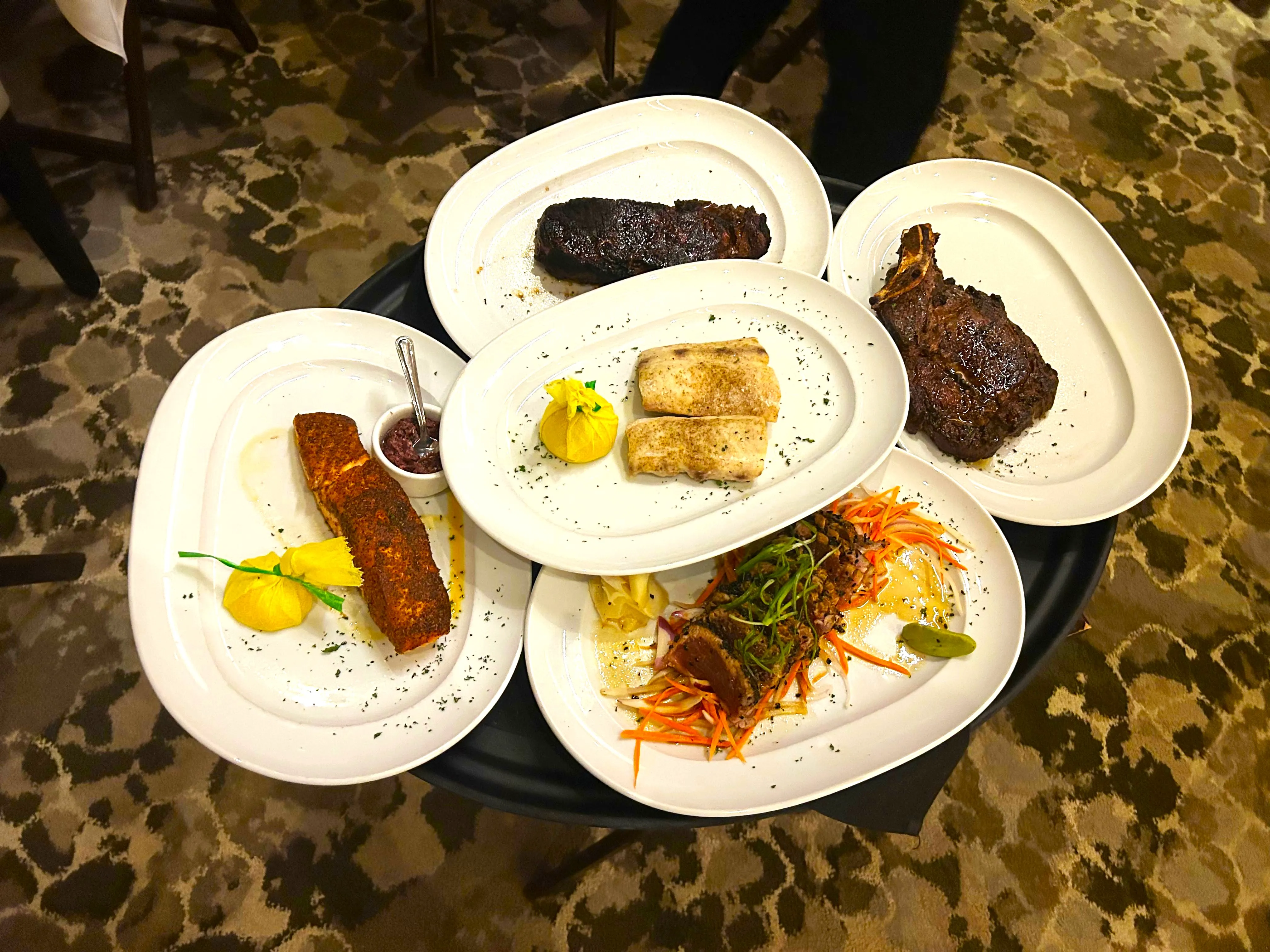 Premium Mastro's cuisine selection